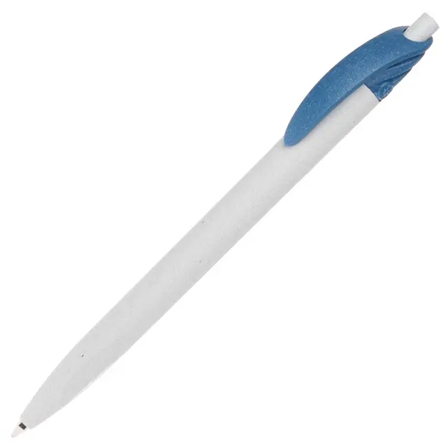 Ручка ЭКО пластиковая 'Lecce Pen' 'Re-Pen Push' Белый Синий 13066-05