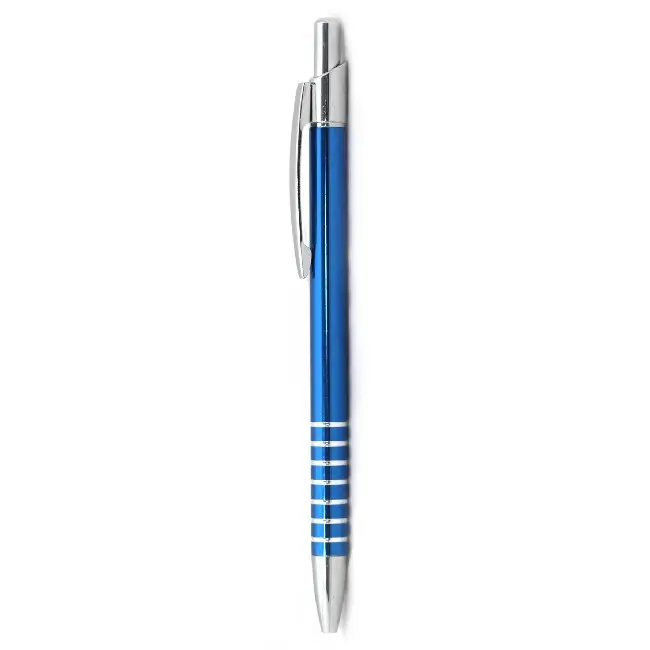 Ручка металева Серебристый Синий 4166-02