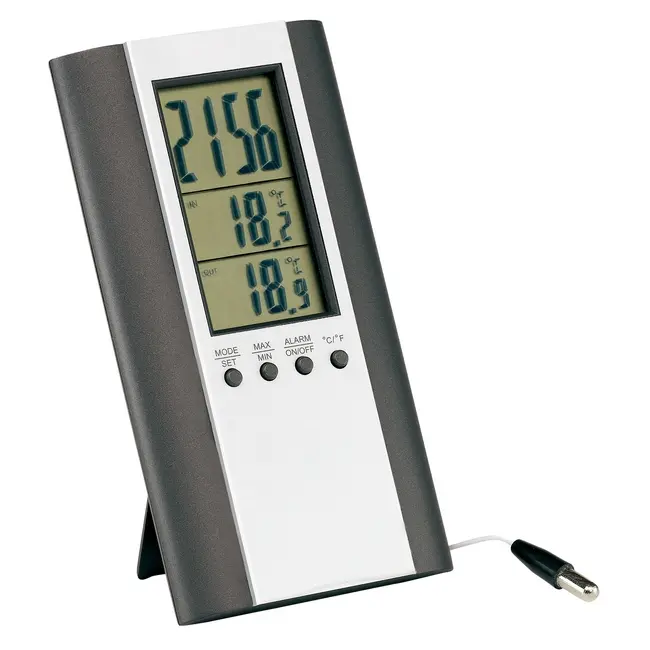 Термометр внутрішній і зовнішній Серебристый Серый 2169-01
