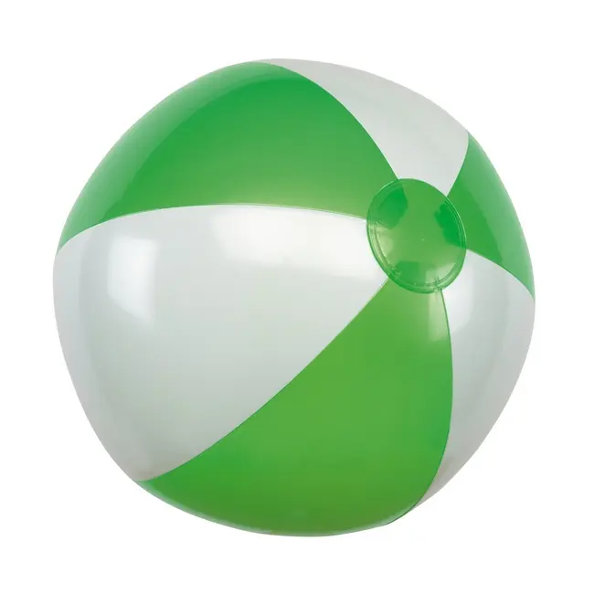 Мяч пляжный надувной Белый Зеленый 2513-04