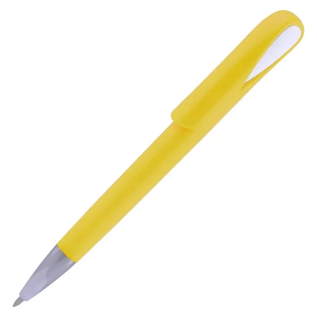 Ручка пластиковая Желтый Серебристый Белый 10051-01