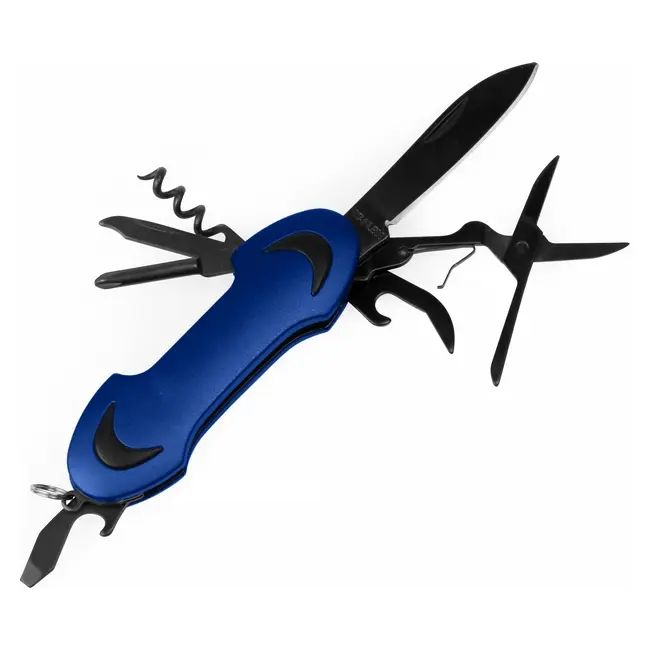 Нож складной Черный Синий 15122-02