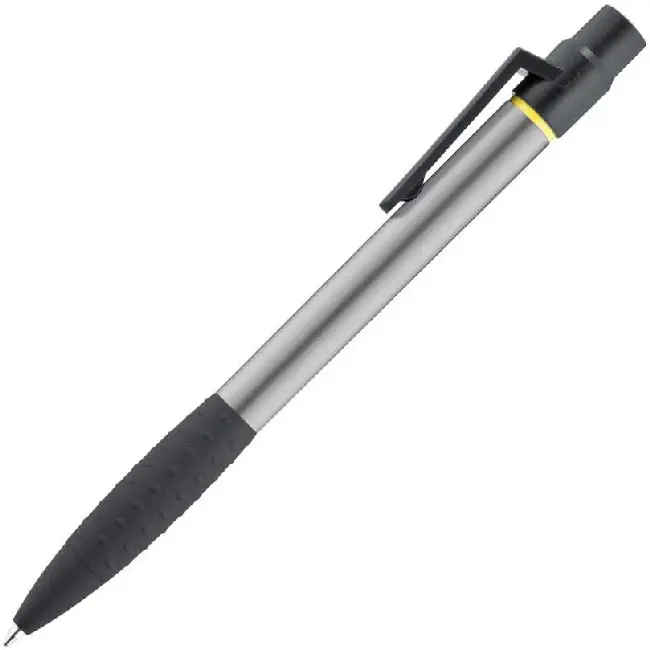 Ручка-маркер пластиковая с поворотным механизмом Серый Черный 4162-01