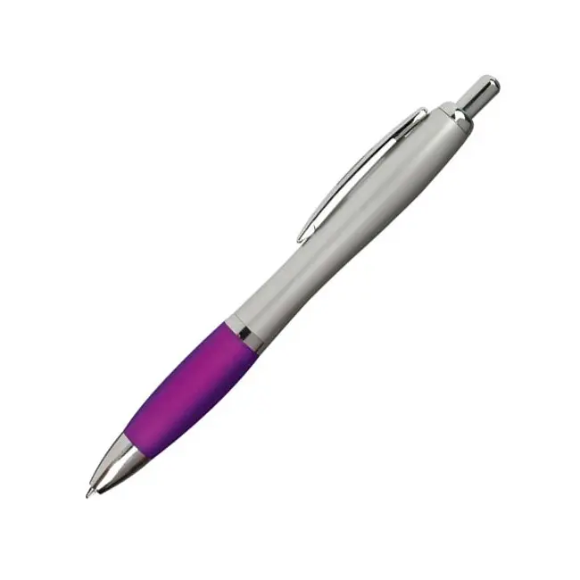 Ручка пластиковая Серебристый Фиолетовый 4588-09