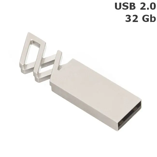 Флешка 'Crossing' silver 32 Gb USB 2.0 Серебристый 10087-01
