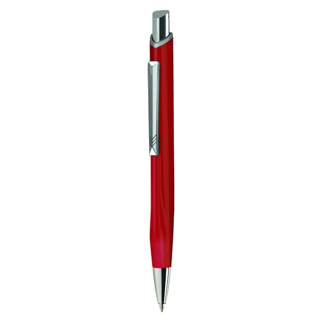 Ручка металлическая 'VIVA PENS' 'KOBI' Серебристый Красный 8628-08