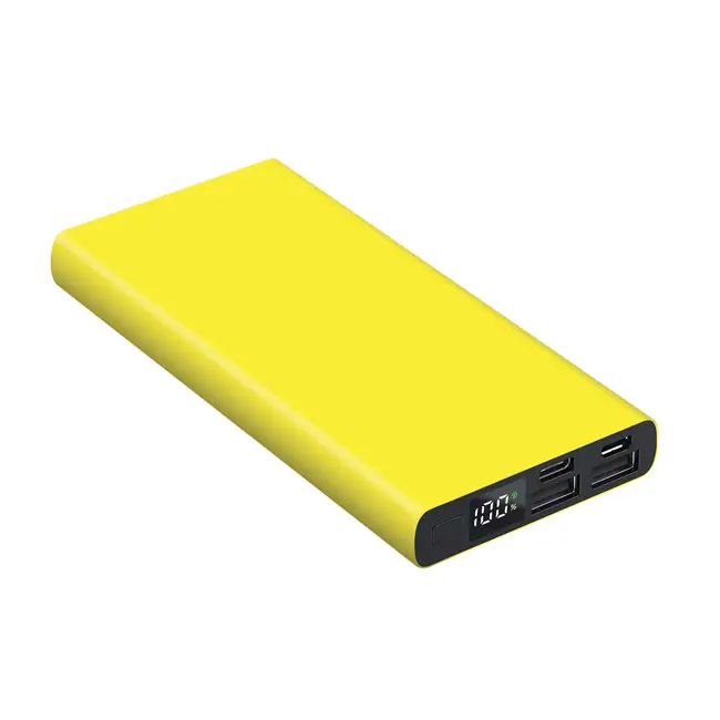 Универсальная мобильная батарея Powerbank 'Model A' 10000 mAh Черный Желтый 5482-05