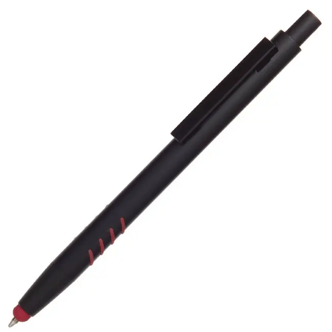 Ручка стилус металлическая Черный Красный 13068-02