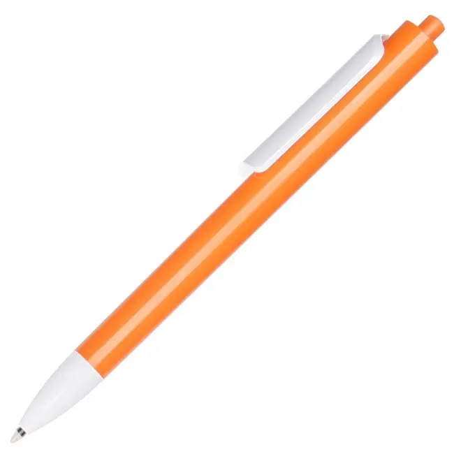 Ручка пластиковая 'Lecce Pen' 'Forte' Оранжевый Белый 13065-09