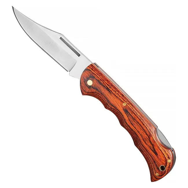 Нож складной Серебристый Древесный 15124-01
