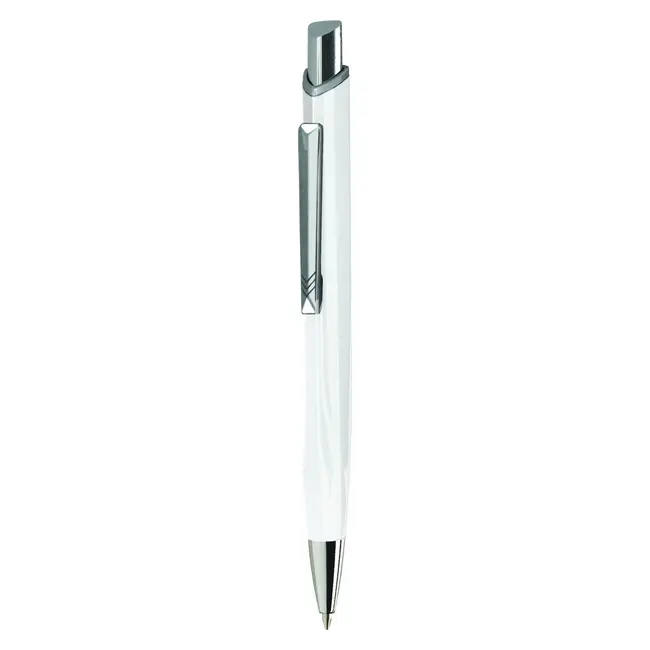 Ручка металлическая 'VIVA PENS' 'KOBI' Белый Серебристый 8628-09