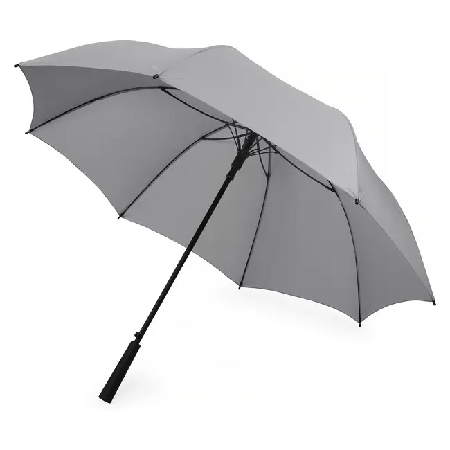 Зонт трость Черный Серый 12321-04