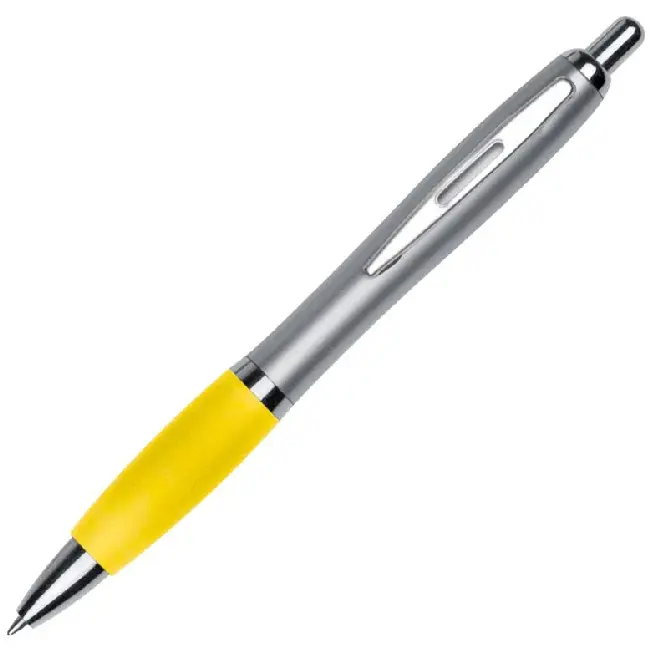Ручка пластиковая Желтый Серебристый 4588-02