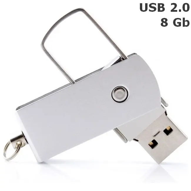 Флешка 'GoodRAM' 'Zip' 8 Gb USB 2.0 срібляста Серебристый 6302-04