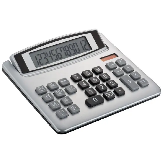 Настольный калькулятор Черный Серый Серебристый 4558-01