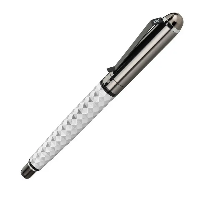 Ручка металева Серебристый Черный 1074-02