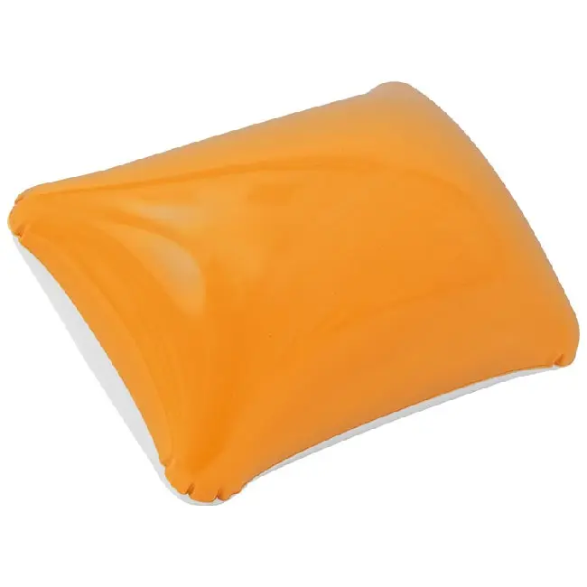 Подушка пляжна надувна двоколірна Белый Оранжевый 4921-05