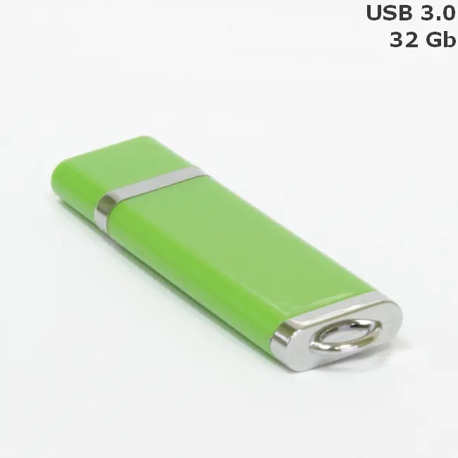Флешка 'Lighter' 32 Gb USB 3.0 Серебристый Зеленый 15259-06