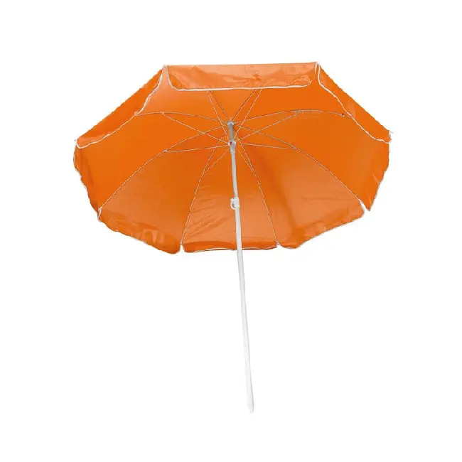 Пляжна парасолька одноколірна помаранчева Белый Оранжевый 4131-02