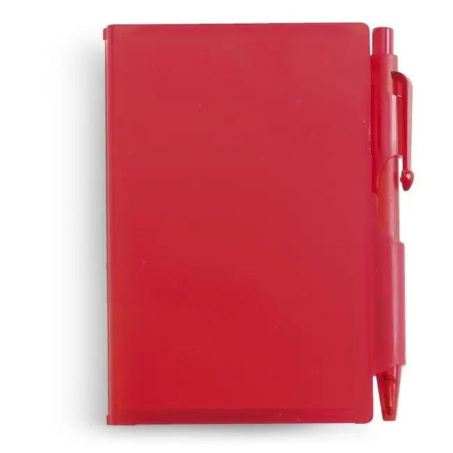 Блокнот з ручкою 80 стор. Красный 6465-02