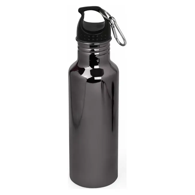 Бутылка металлическая 750мл Серебристый Серый Черный 14648-04