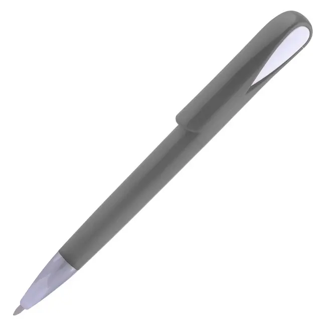 Ручка пластиковая Белый Серый Серебристый 10051-07