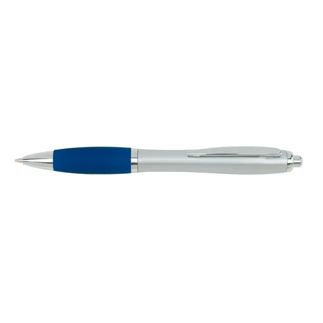 Ручка пластиковая Серебристый Синий 2787-05