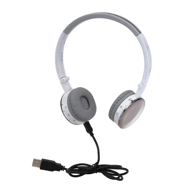 Mp3 плеєр у формі навушників Серебристый Серый Белый 3106-01