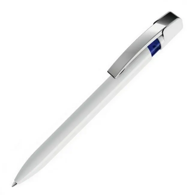 Ручка 'UMA' 'Sky M' пластикова Белый Серебристый Синий 8939-04