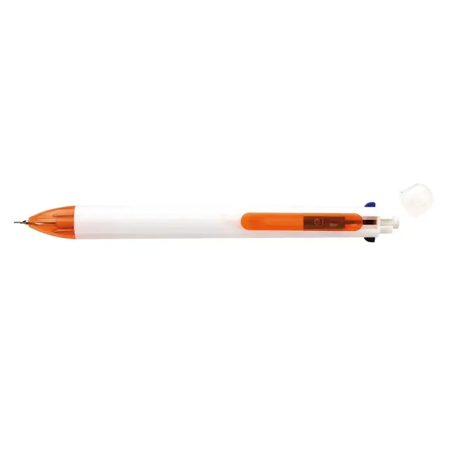 Ручка многостержневая красный черный синий и карандаш Белый Оранжевый 2781-03