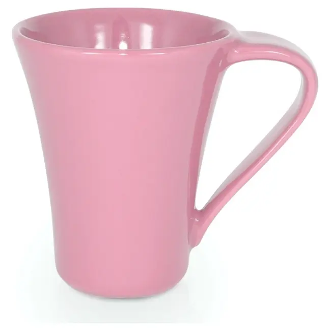 Чашка керамічна Flores 250 мл Розовый 1758-13