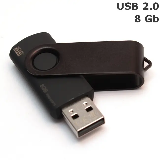 Флешка 'GoodRAM' 'Twister' под логотип 8 Gb USB 2.0 черная Черный 4931-27