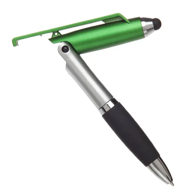 Ручка стилус пластиковая Зеленый Черный Серебристый 13076-01