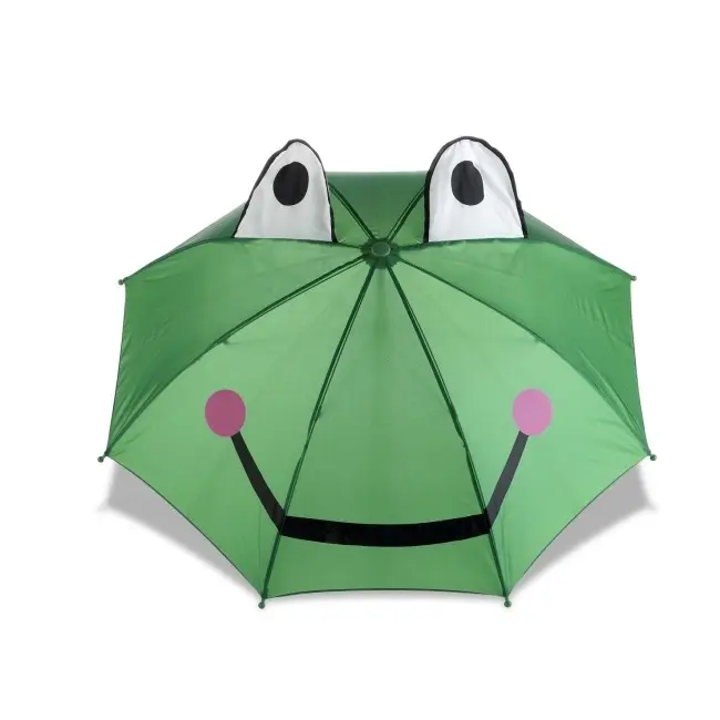Парасолька дитяча "жаба" Зеленый Белый Розовый Черный 6579-02