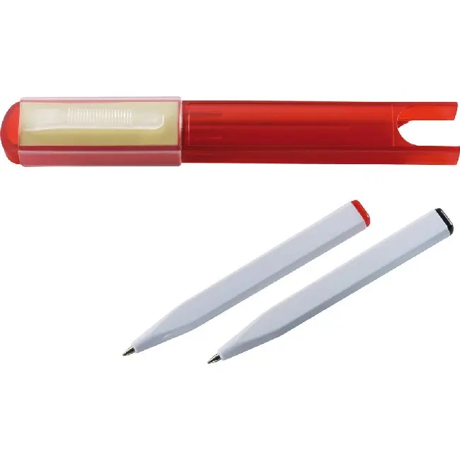 Набор письменный из двух ручек пишущих синим и красным цветом Красный Белый 4811-02