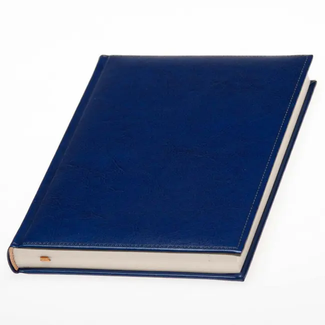 Щоденник діловий недатований кремовий блок A5 Синий 1312-01