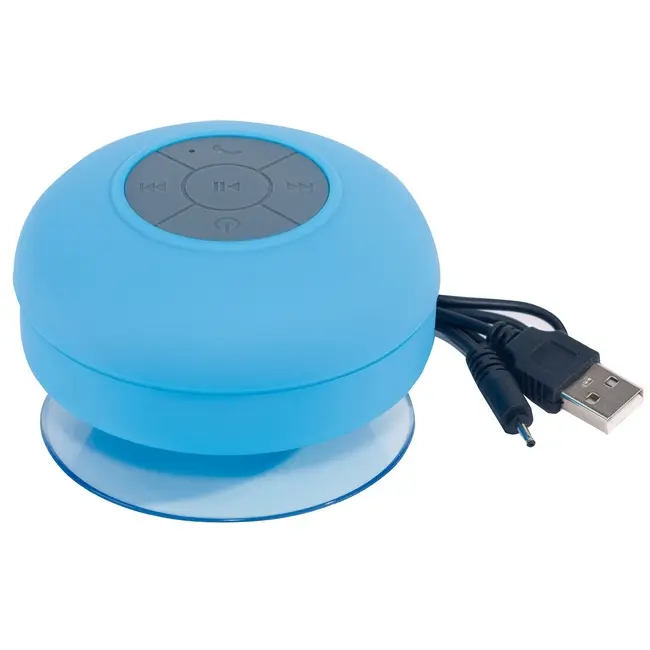 Колонка для душа Bluetooth Голубой Серый 2310-01