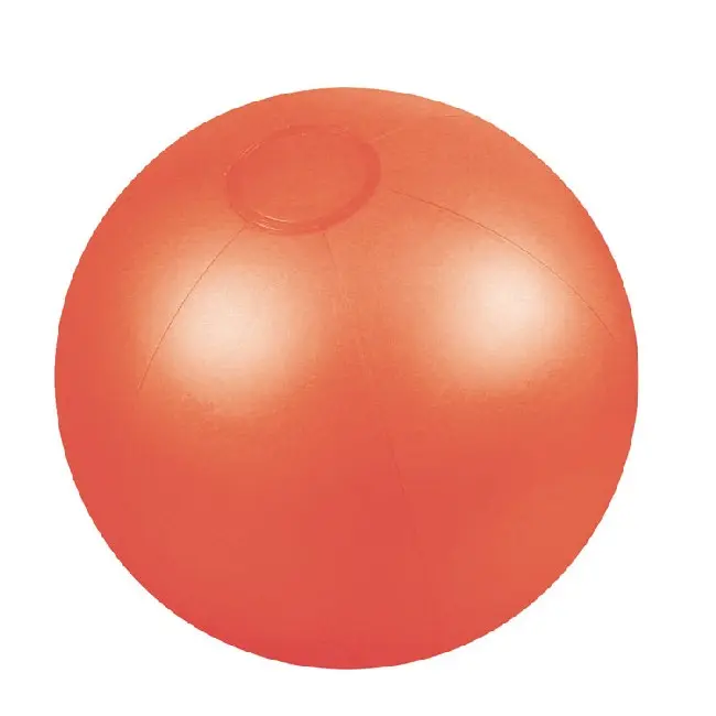 М'яч пляжний невеликий діаметр 28 см. Прозрачный Красный 4975-03