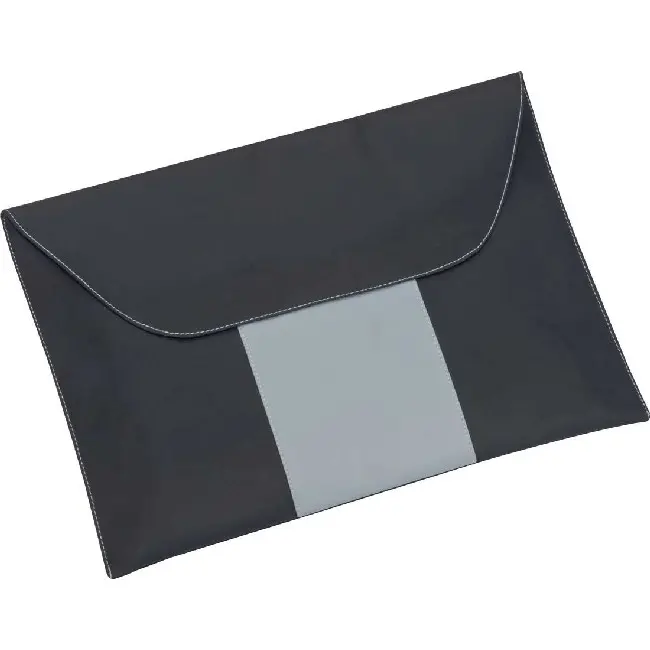 Папка в форме конверта из прочной микрофибры Черный Серый 5323-01
