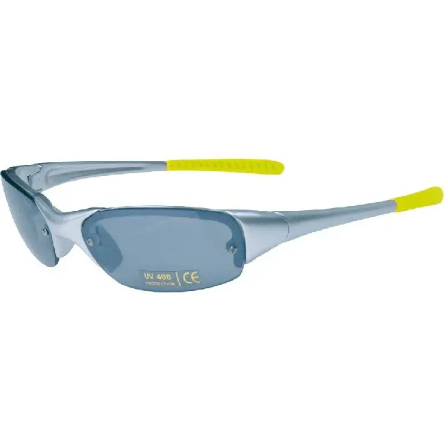 Сонцезахисні спортивні окуляри з щільно прилеглою оправою Серый Желтый 4358-01