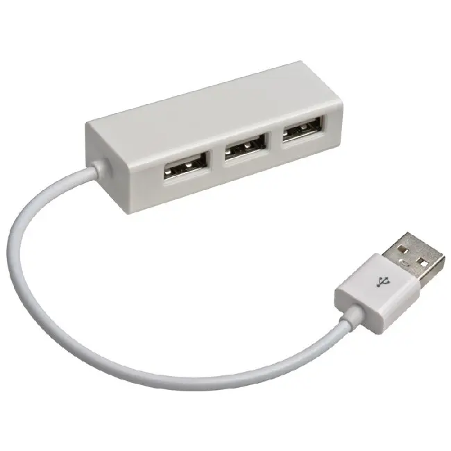 USB хаб 2.0 на 3 порти Белый 4893-01