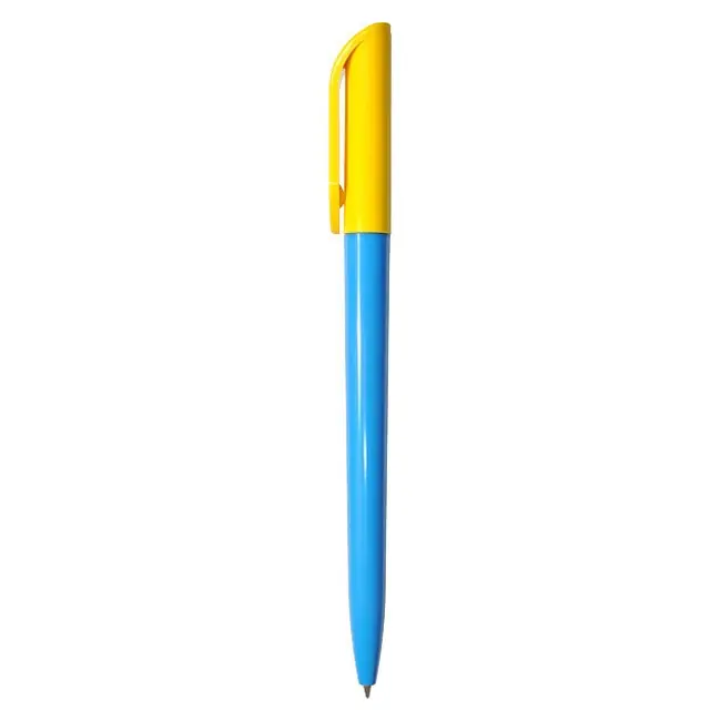 Ручка 'Uson' пластиковая Желтый Голубой 3925-100