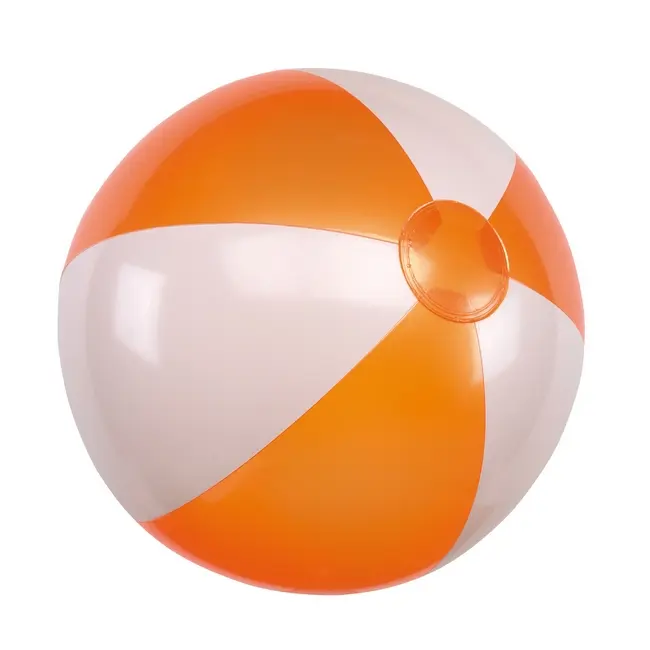 М'яч пляжний надувний Оранжевый Белый 2513-05