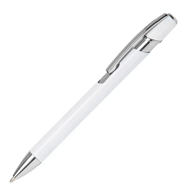 Ручка металлическая Серебристый Белый 1355-04