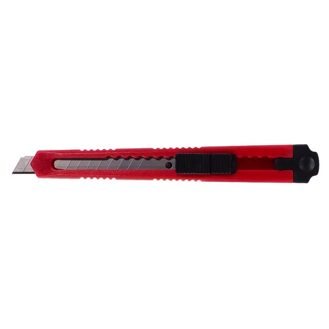 Нож канцелярский 9 мм Красный Черный 7688-02