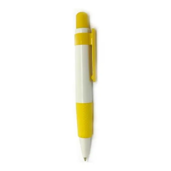 Ручка пластиковая Желтый Белый 14032-01