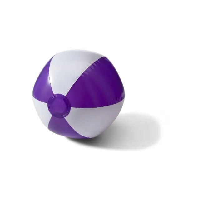 Мяч надувной пляжный d26 см Белый Фиолетовый 6765-07
