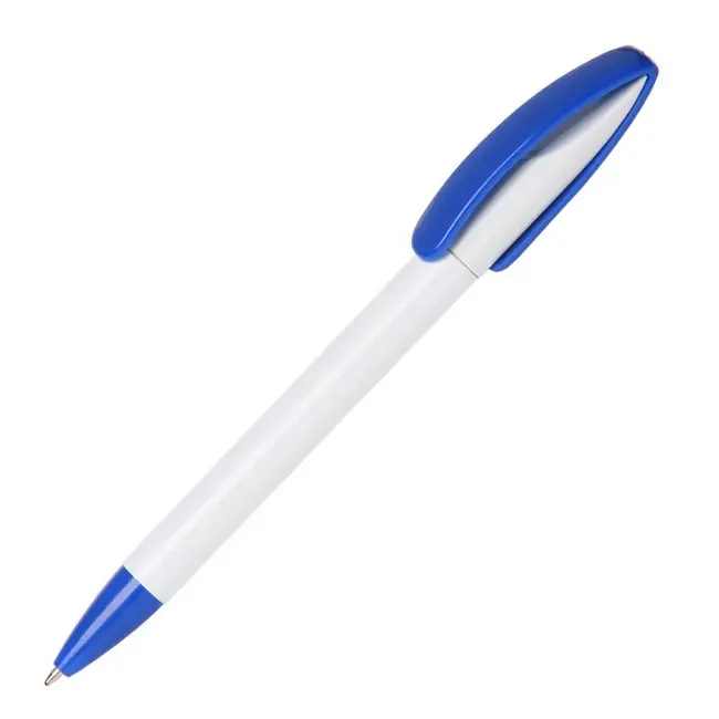 Ручка пластиковая Белый Синий 1352-02