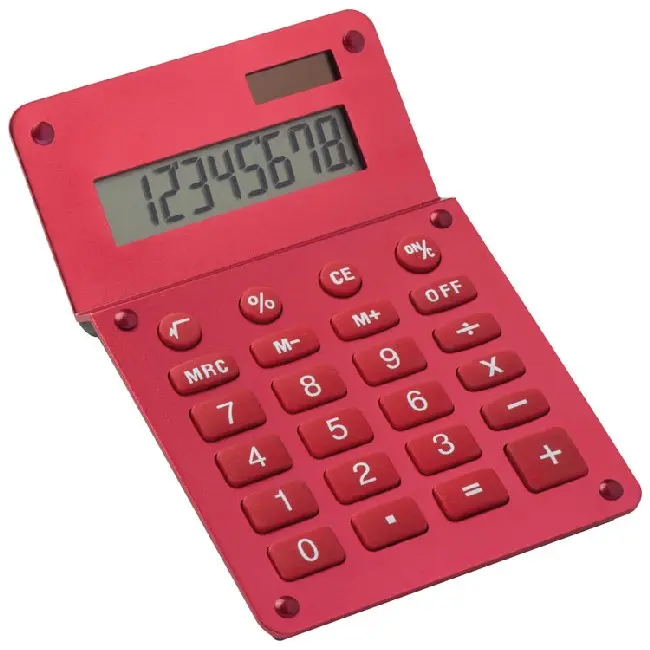 Калькулятор дизайнерський Серебристый Красный 5293-02
