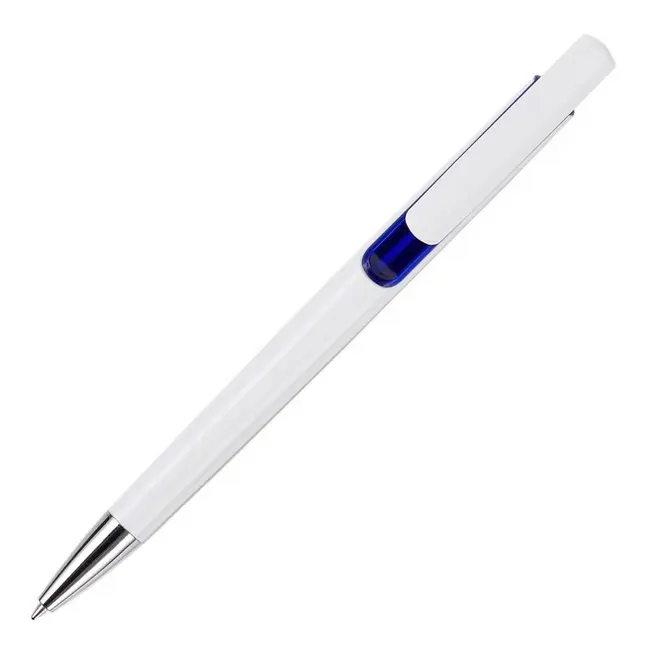Ручка пластикова Синий Белый Серебристый 1436-03